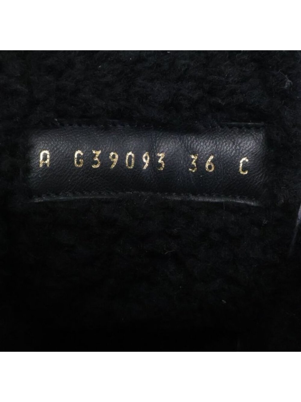 Chanel CC Logo Print Canvas Back Shearling Short Boots 36c - Picture 7 of 8